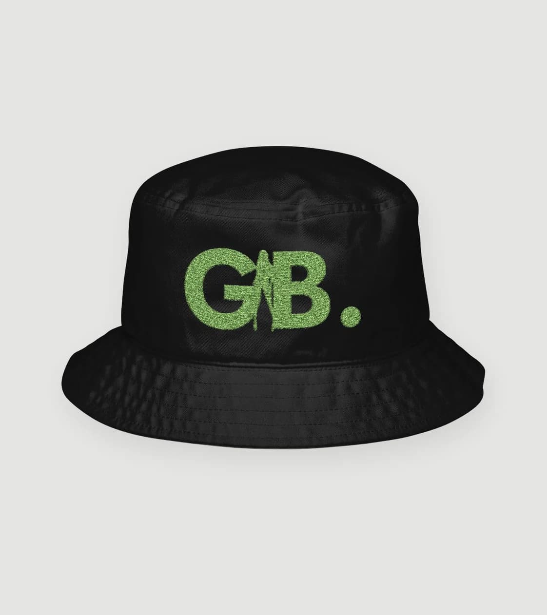 GB. Bucket Hat in Black