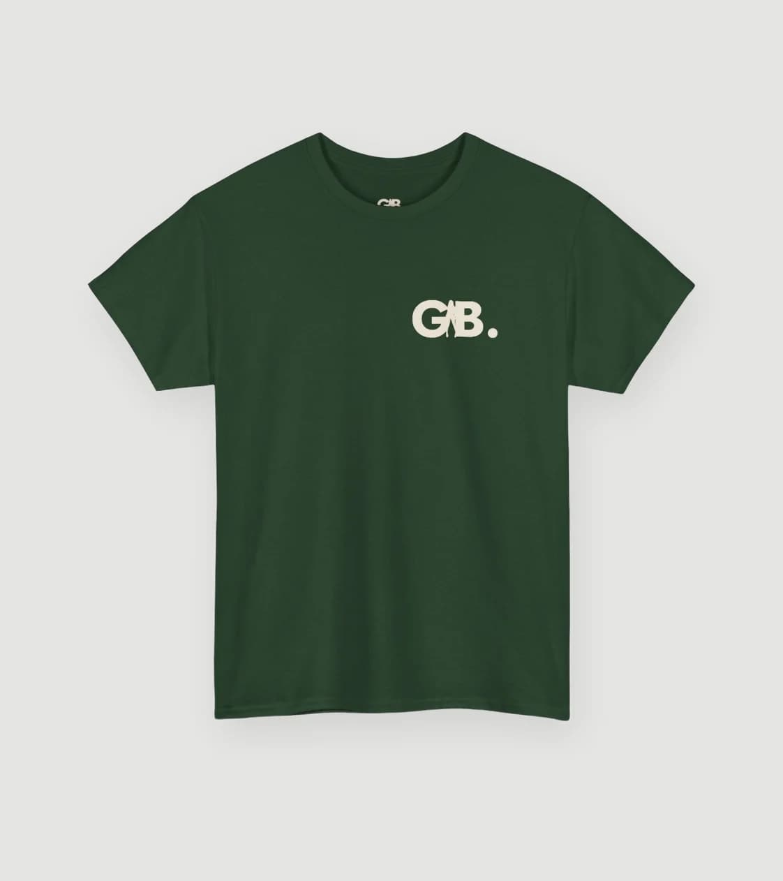 GB. Tee in Forest Green
