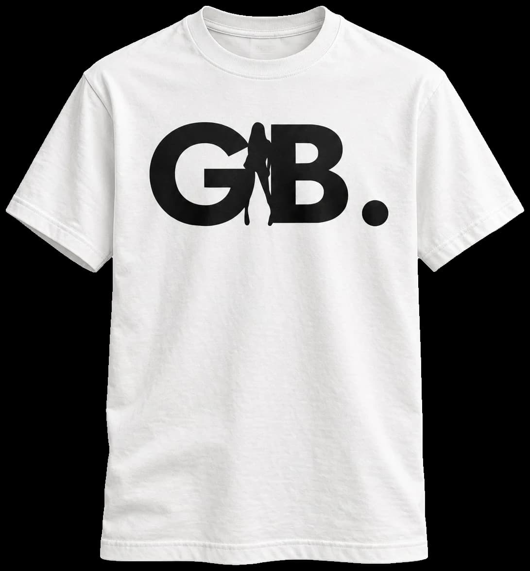 GB. Tee in White